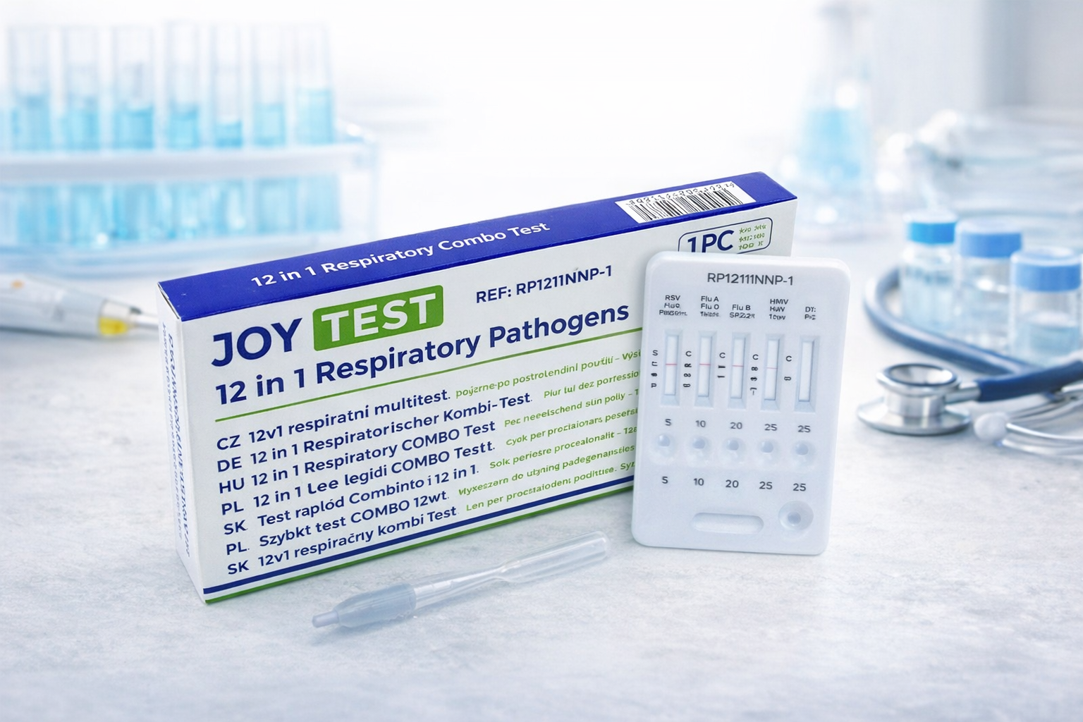 Respirační multitest JoyTest 12v1 – rychlá orientace v respiračních infekcích