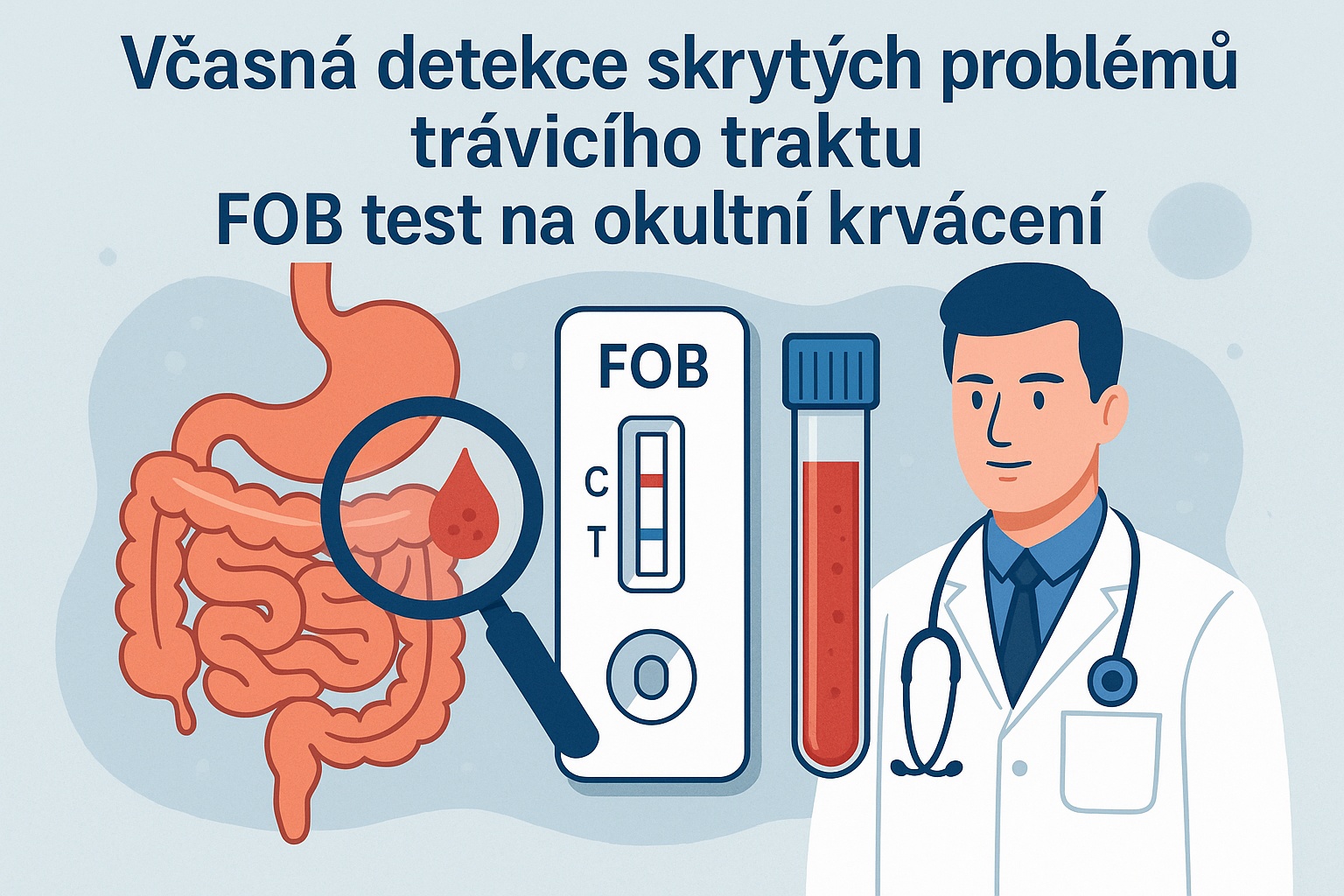 Včasná detekce skrytých problémů trávicího traktu - FOB test na okultní krvácení
