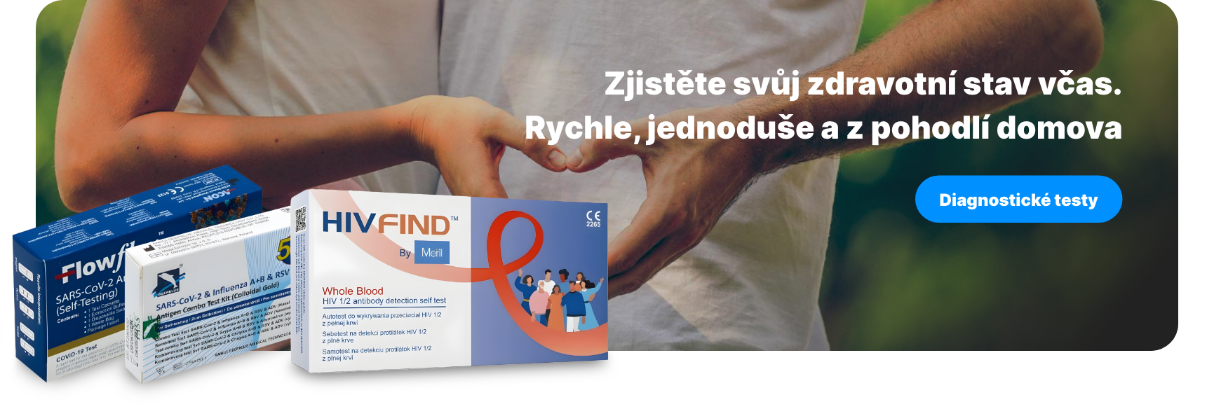 Banner pro diagnostické testy