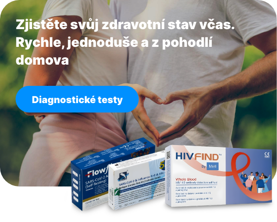 Diagnostické testy banner pro mobilní zařízení