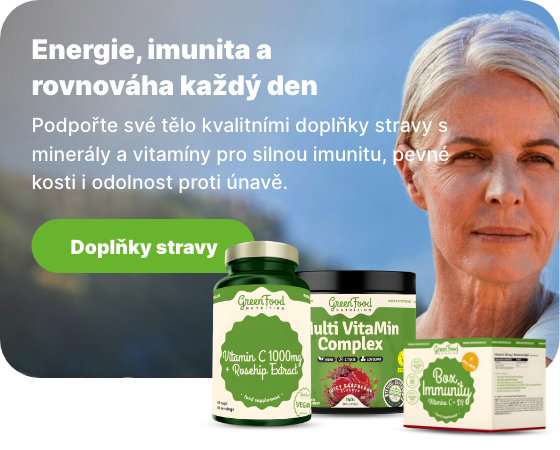 Doplňky stravy banner por mobilní zařízení