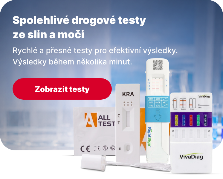 Drogové testy ze slin a moči mobilní banner