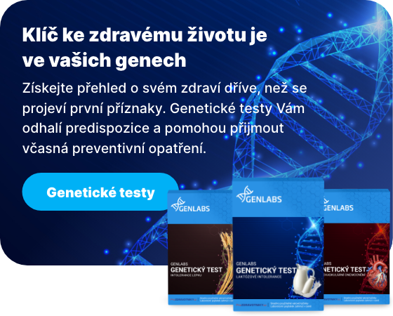 Genetické testy banner pro mobilní zařízení