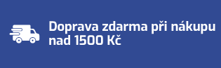 Doprava zdarma od 2500 Kč