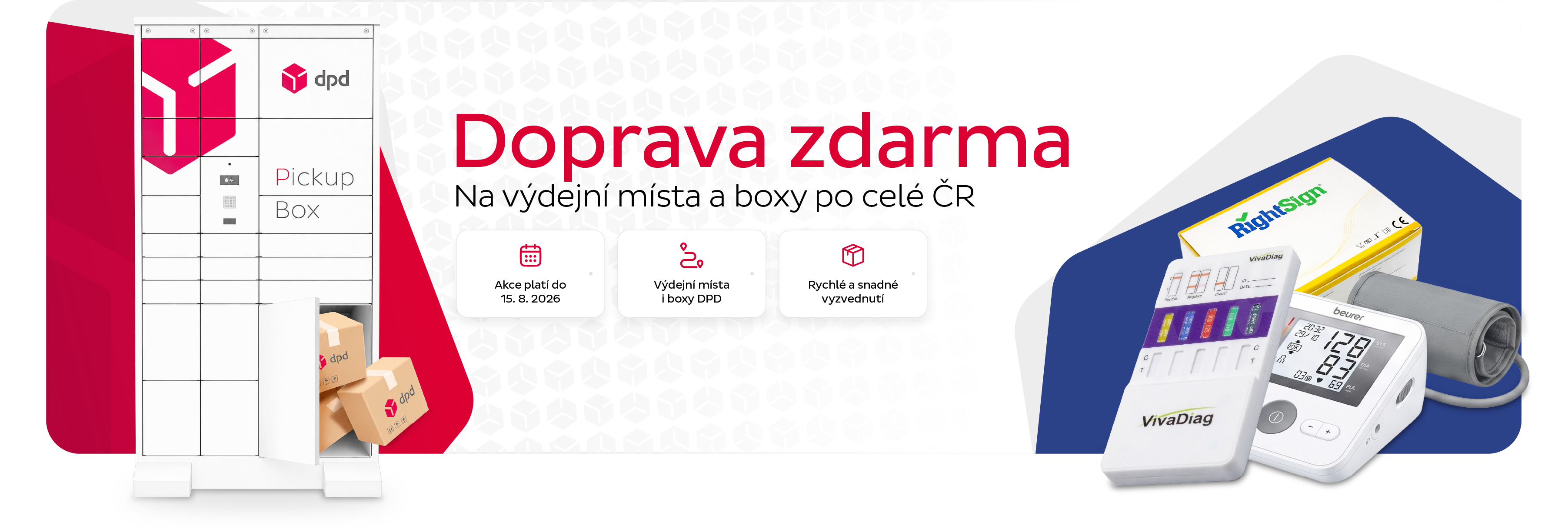 DPD doprava zdarma na celý nákup