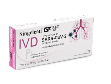SARS-CoV-2 antigenní rychlotest - výtěr z nosu - SINGCLEAN - 1ks