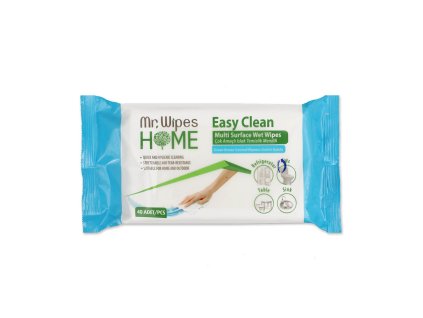 Mr. Wipes Čistící utěrky s vůní mořského vánku 40ks