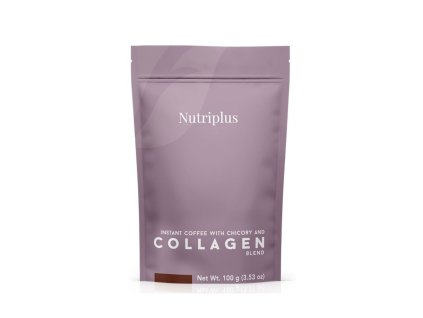 Nutriplus instantní káva s čekankou a kolagenem bez kofeinu 100 g
