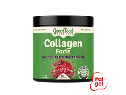 44faf10472fb118b4a7c2706d5f7076c greenfood collagen forte 180 g juicy raspberry