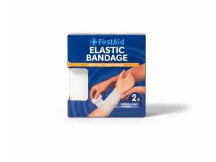 Elastické obvazy fixace a podpora svalů - FirstAid 2ks
