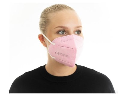 Respirátor FFP2 premium TEX-TECH - Růžový