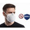Nano respirátor BreaSAFE® CLASSIC FFP3 (CZ) Bílý - Znovupoužitelný
