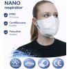 10ks Český NANO respirátor FFP2 s CE certif.