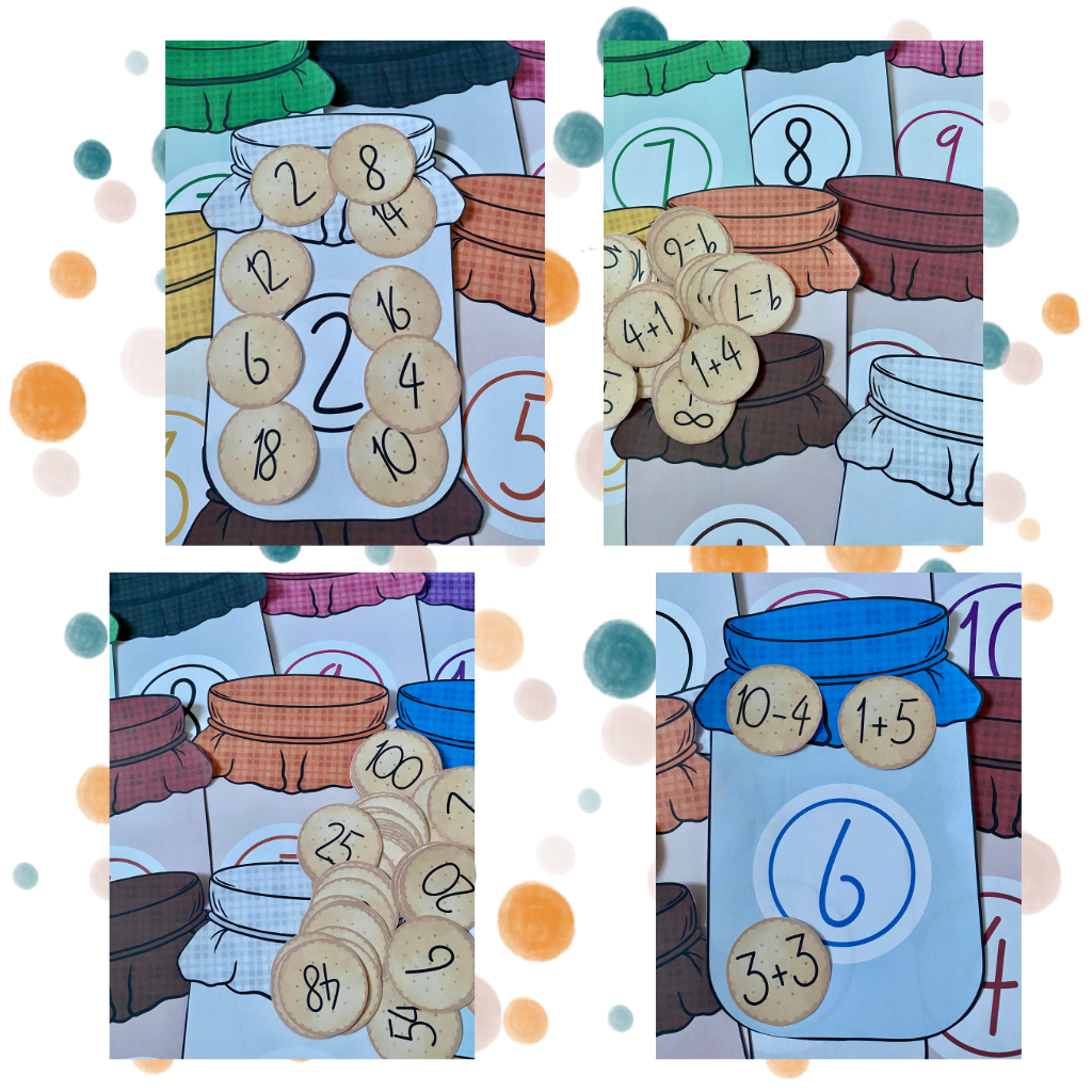 Procvičování matematiky pomocí sušenek