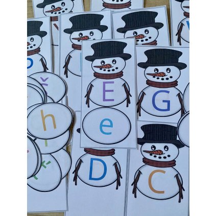 Sněhuláci - abeceda