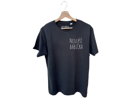 Tričko nejlepší babička - černé