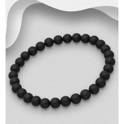 1814 onyx naramek s prirodnim kamenem onyxem