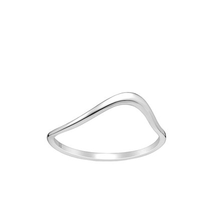 Minimalistický šperk vlnka. Stříbro 925/1000