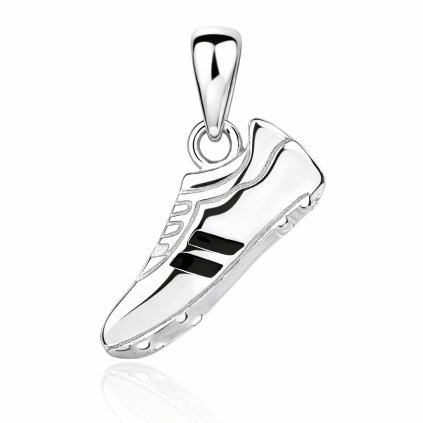 Přívěsek ze stříbra kopačka fotbalová