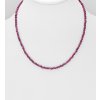 2043 1 ruby nahrdelnik z brousenych rubinu