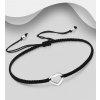 Wholesale Sterling Silver Heart Adjustable Thread Bracelet 168713