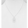 LAPAČ SNŮ stříbrný náhrdelník ≤ 2,45 g
