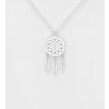 Lapač snů stříbrný náhrdelník