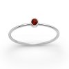 Stříbrný prsten s granátem BERAN, LEV