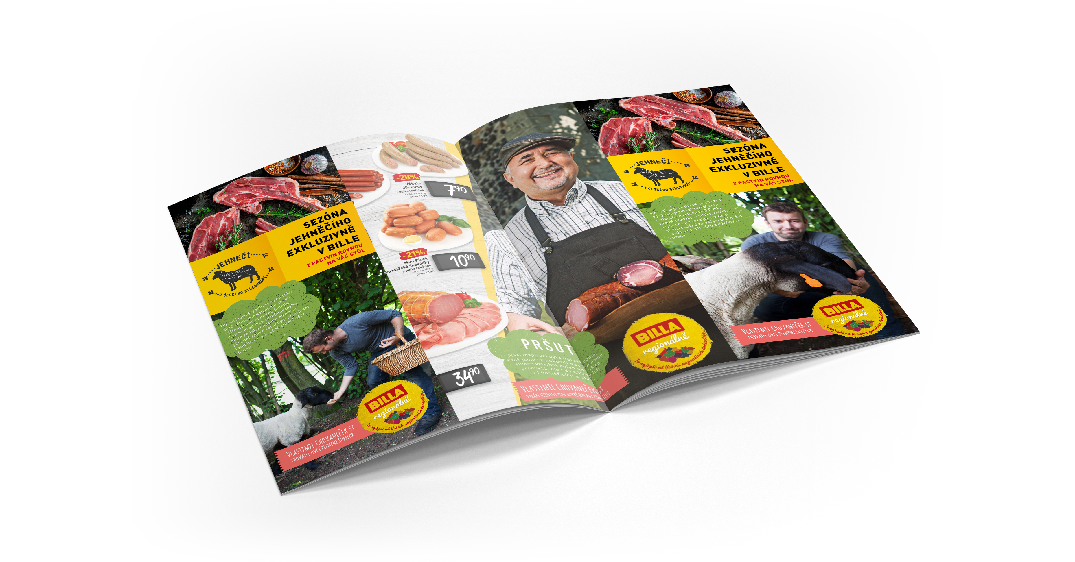 Reklamní kampaň BILLA jehněčí 2 Naše farma Chovaneček Hlinná