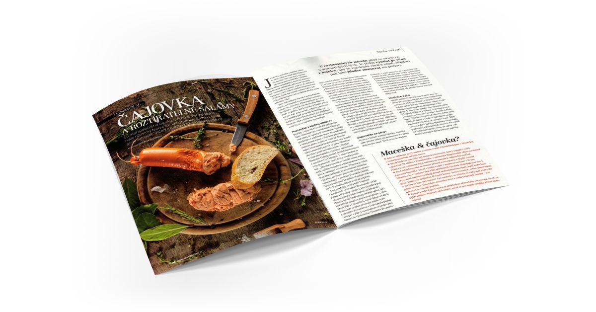 Čajovka a roztíratelné salámy