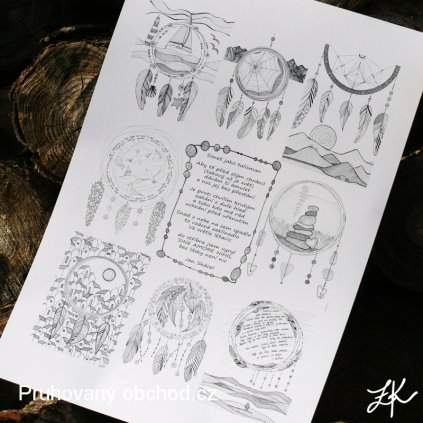 Lapače snů (Velikost A2)