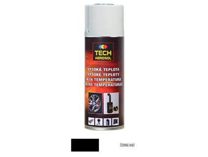 Sprej pro vysoké teploty, černá, 400ml