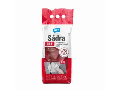 519000103 0 Sadra stavebni 3 kg bila Het