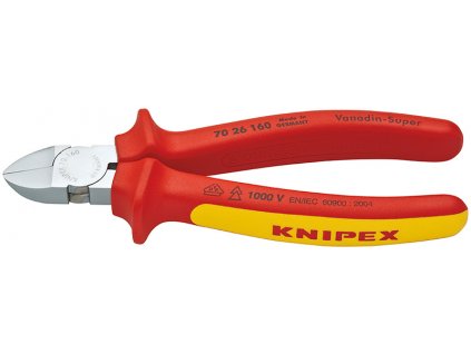 KNIPEX Boční štípací kleště chrom VDE 160mm, 7026160