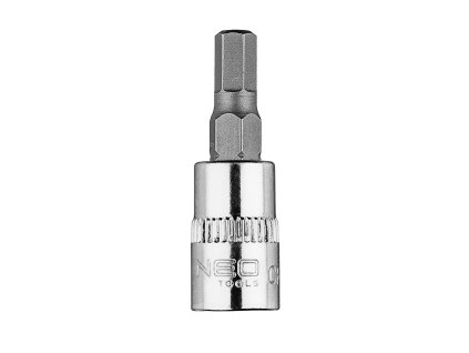 NEO TOOLS hlavice gola 1/4" s bitem H6 imbus, 37mm, 10-313