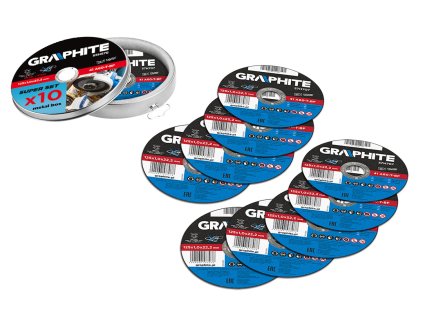 Set kotouč řezný 125x1.0x22.2mm, 41A60-T-BF, na kov, 10ks