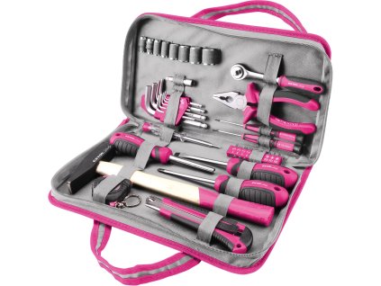Sada dámského nářadí 39ks, 1/4", Lady tool kit