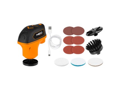 NEO TOOLS leštička mini multifunkční 4V, Li-Ion, USB-C