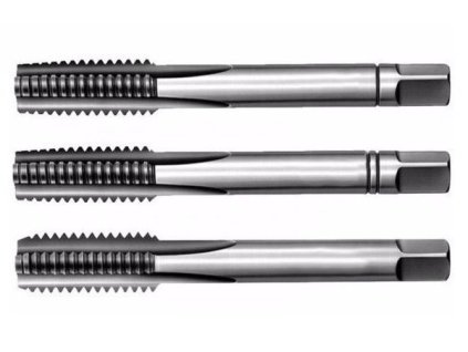 Závitník sadový metrický NO, levý závit ČSN 22 3010, 3 ks, M8x1.25 mm