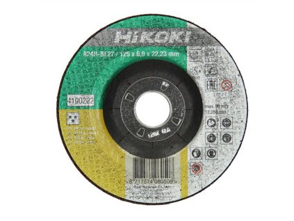 HIKOKI Kotouč brusný 180x6, INOX/kov, 4100224