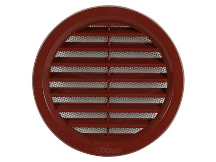 Mřížka větrací prům. 75mm, hnědá, síť