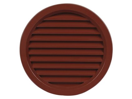 Mřížka větrací prům. 140mm, hnědá, síť