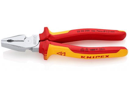 0206200 Knipex kombinované kleště 200 mm VDE 1000V