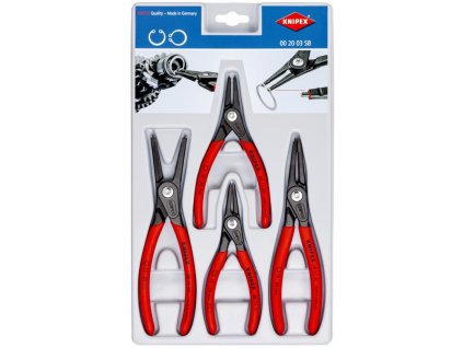 002003SB Knipex sada kleští na pojistné kroužky 4 ks