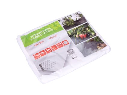 Textilie netkaná 1,6x5m bílá