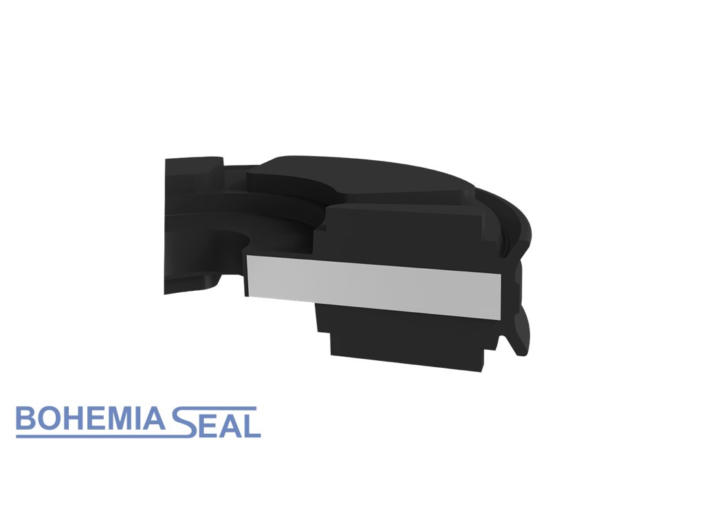 Complete piston pneumatic, K57, NBR / Aluminium , Kastas | Bohemia Seal