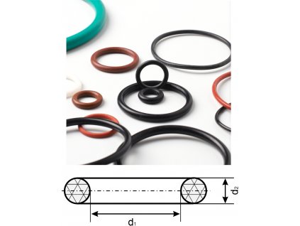 O-Ring 25 x 5 MVQ 70, DIN 3770 EU origin