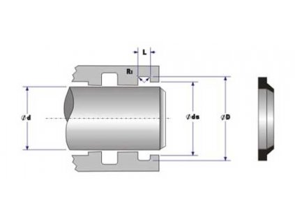 Stierací krúžok 70 x 82,6 x 12 / 7,1 MWM NBR DBI