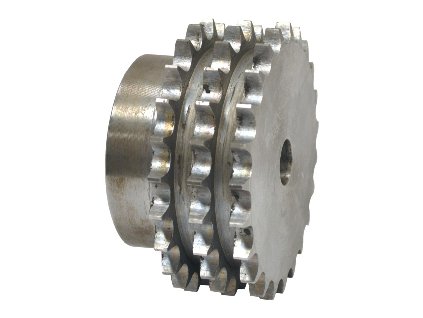 Řetězové kolo s nábojem 06 B-3 / 15 zubů , materiál ocel , Dunlop