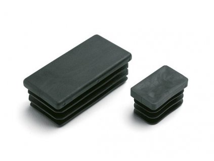fortective end of the rectangular polyethylene black A3PAR, 25mm x 50mm, GeTech A3PAR2550